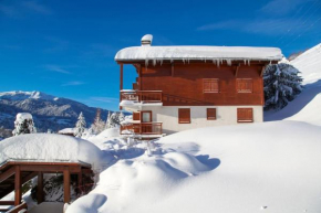Exceptional view of village and mountain Megève